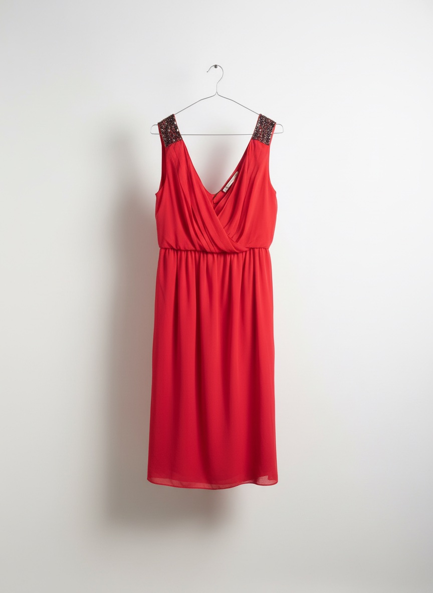 Robe zara corail 