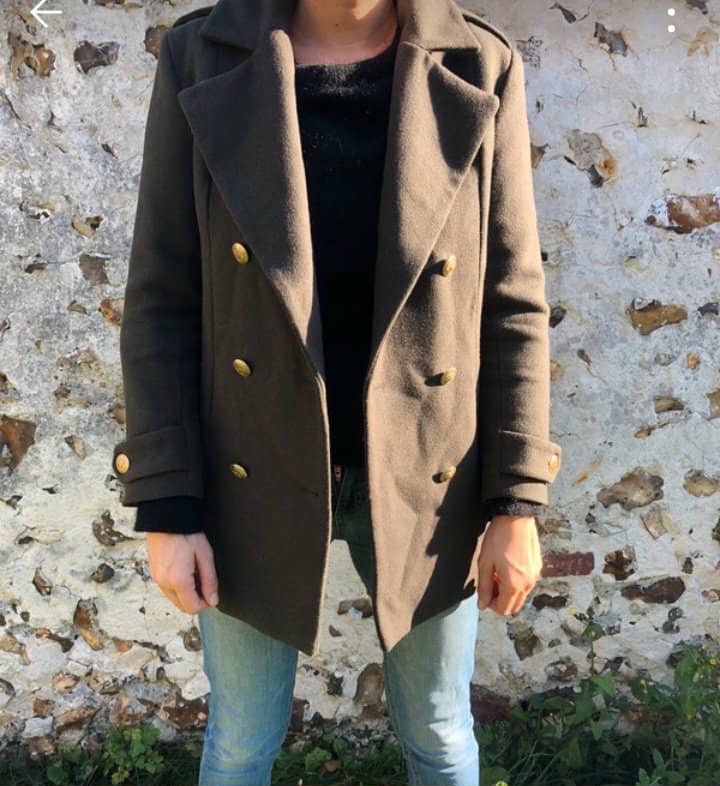 Blazer vert militaire  boutons dores 