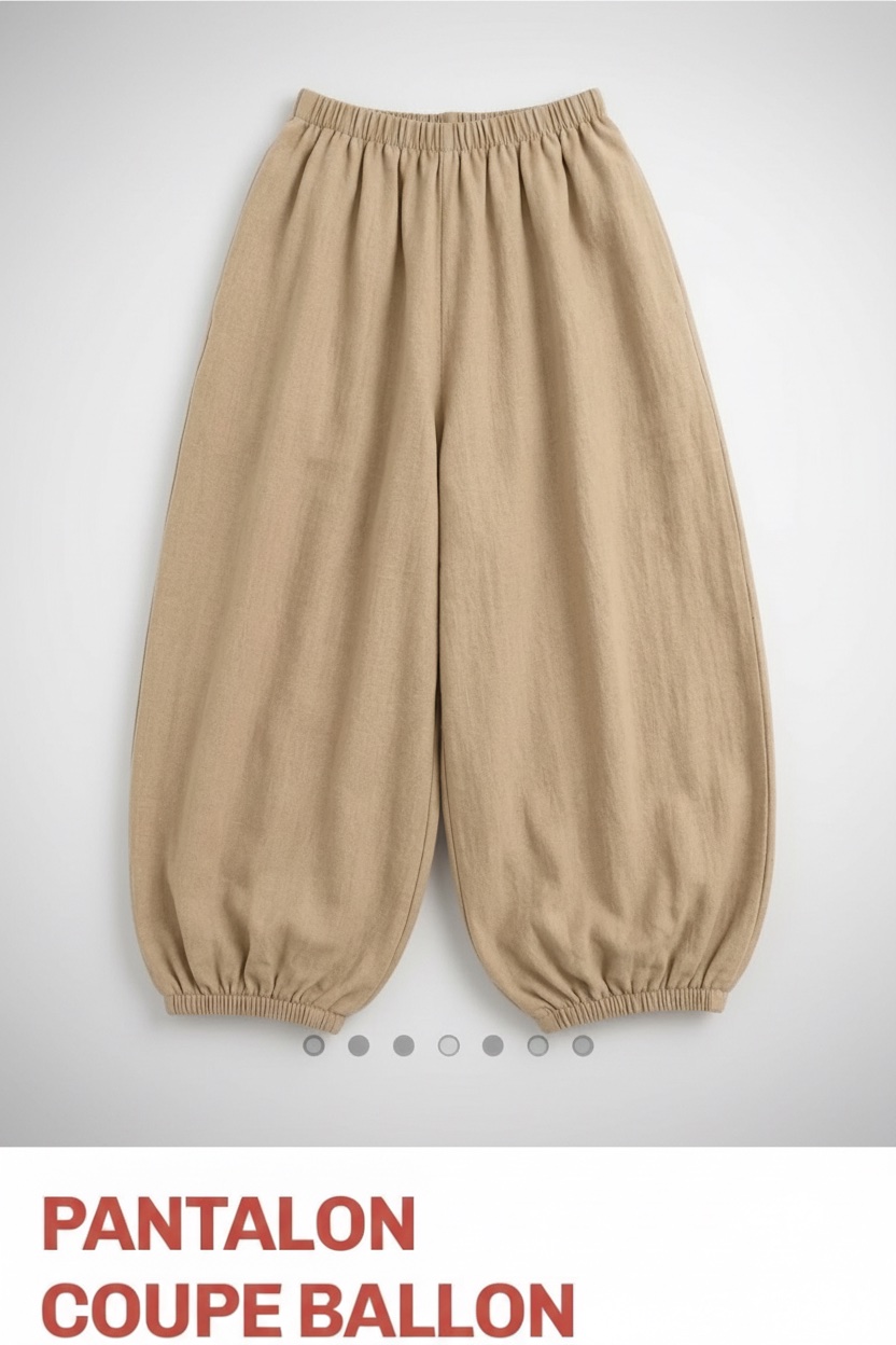 Pantalon coupe ballon 