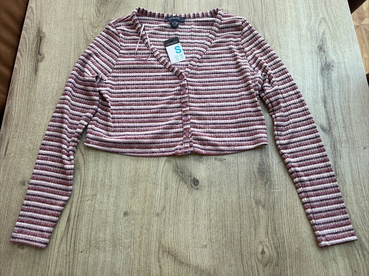 Haut rayé multicolore de Primark.