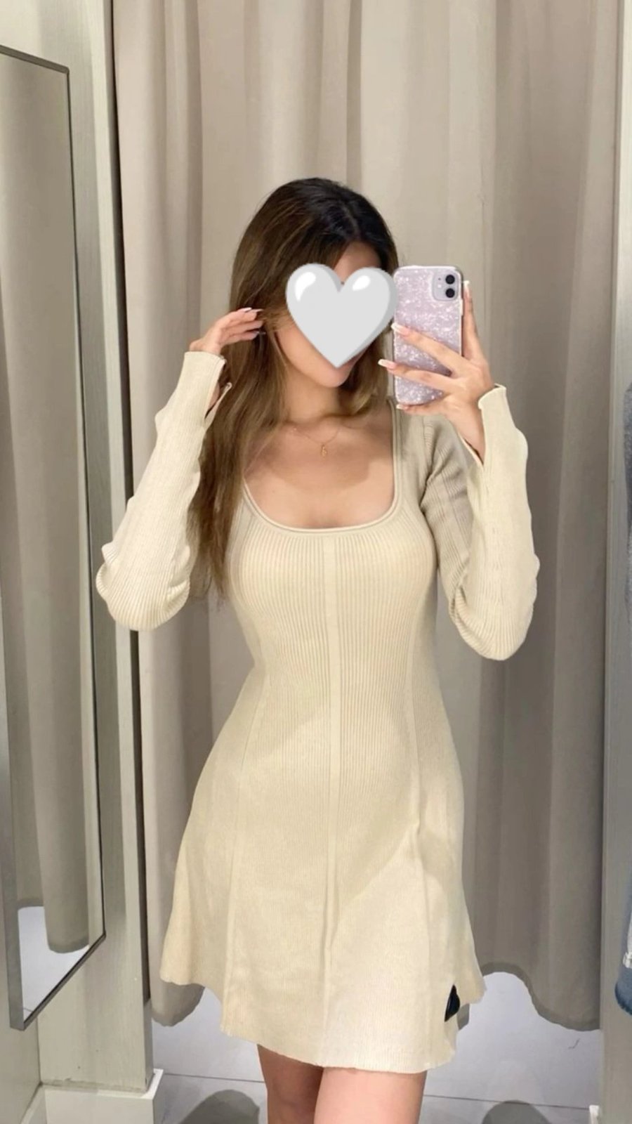 Robe en maille