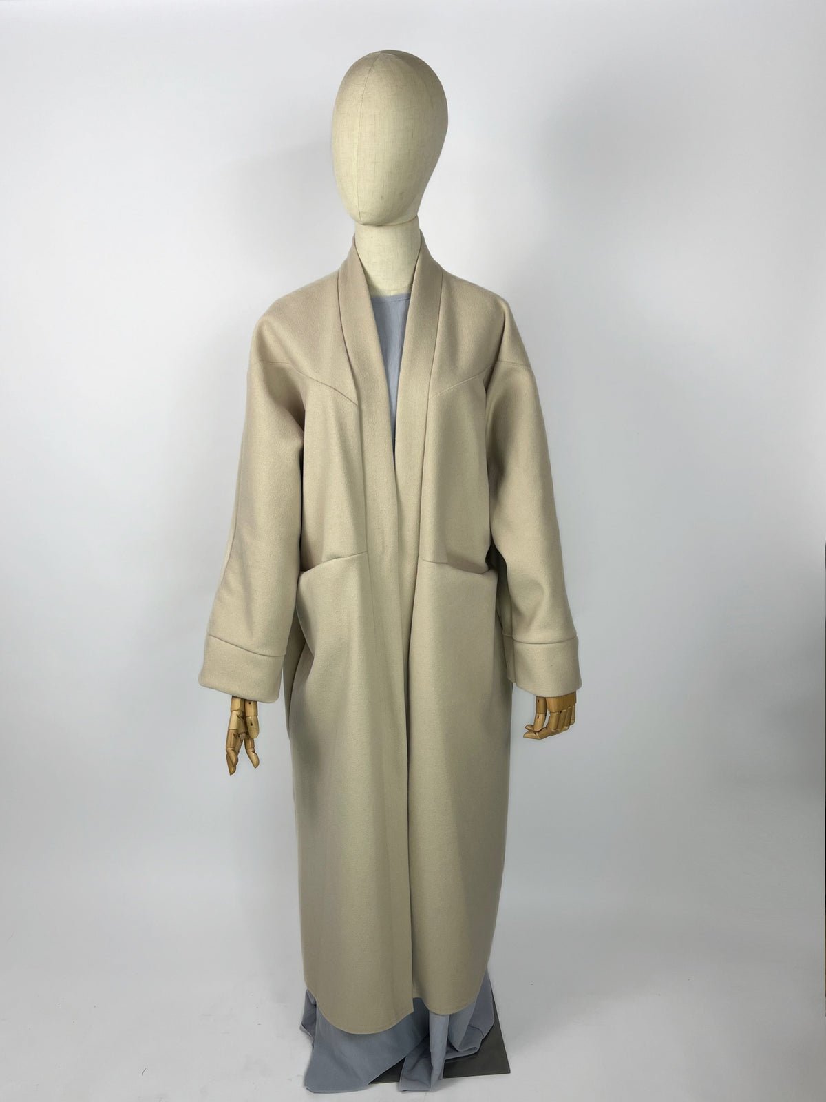 Manteau long avec 2 pochettes