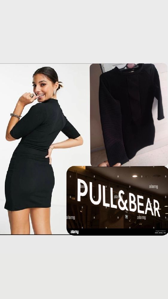 Robe ajusté avec manche3/4  