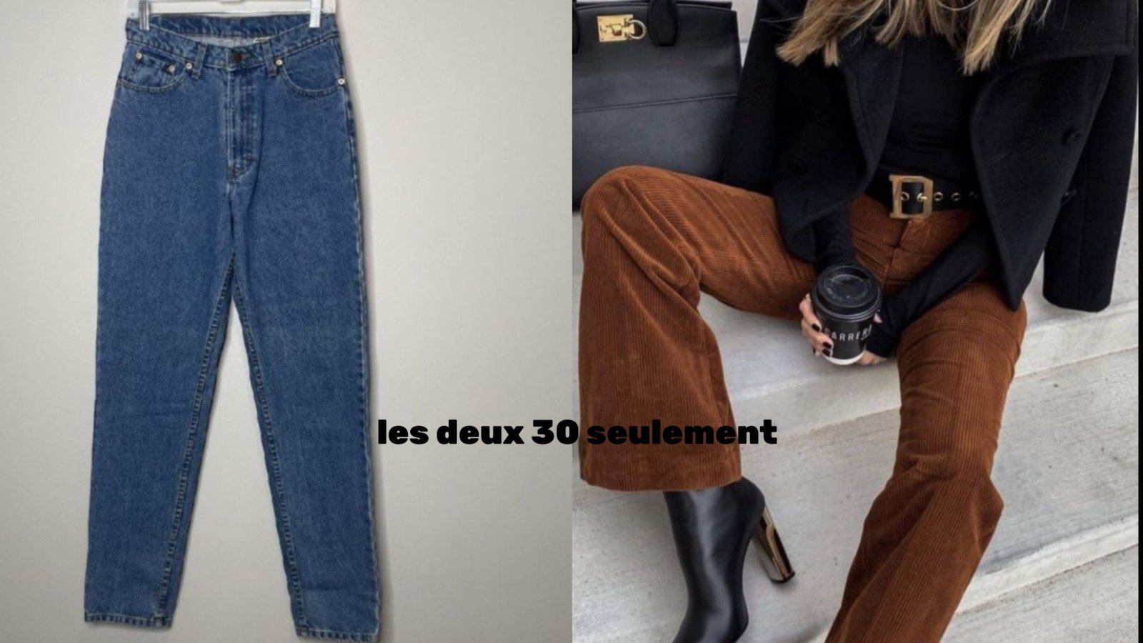 Lot deux pantalons 