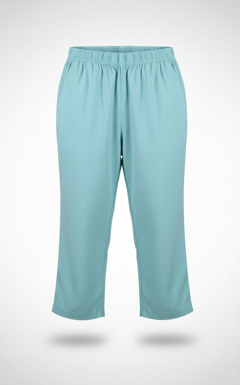 Pantacourt femme turquoise taille XXL (44)