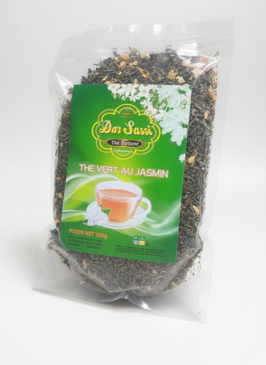 Thé vert parfumé au jasmin 