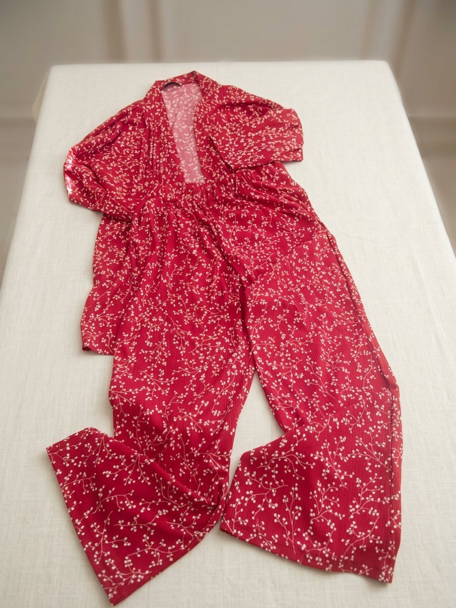 Set fleuri rose 