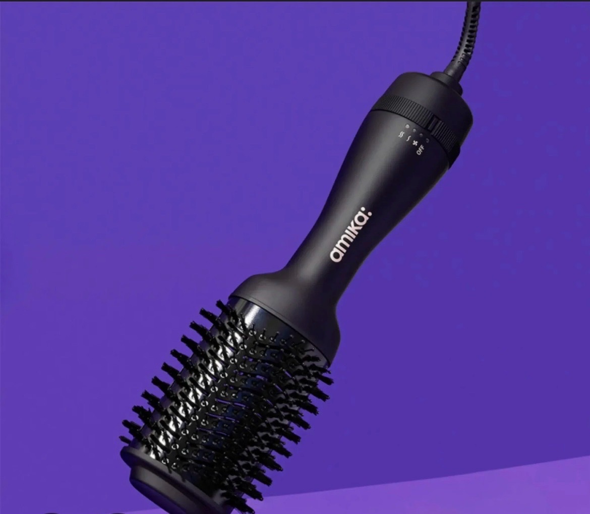 Brosse chauffante amika