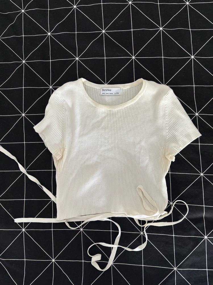 Crop top blanc 