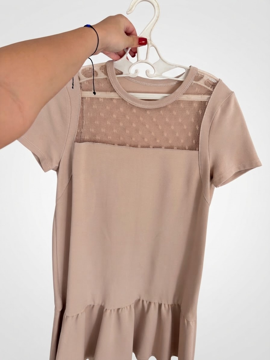 Robe beige 