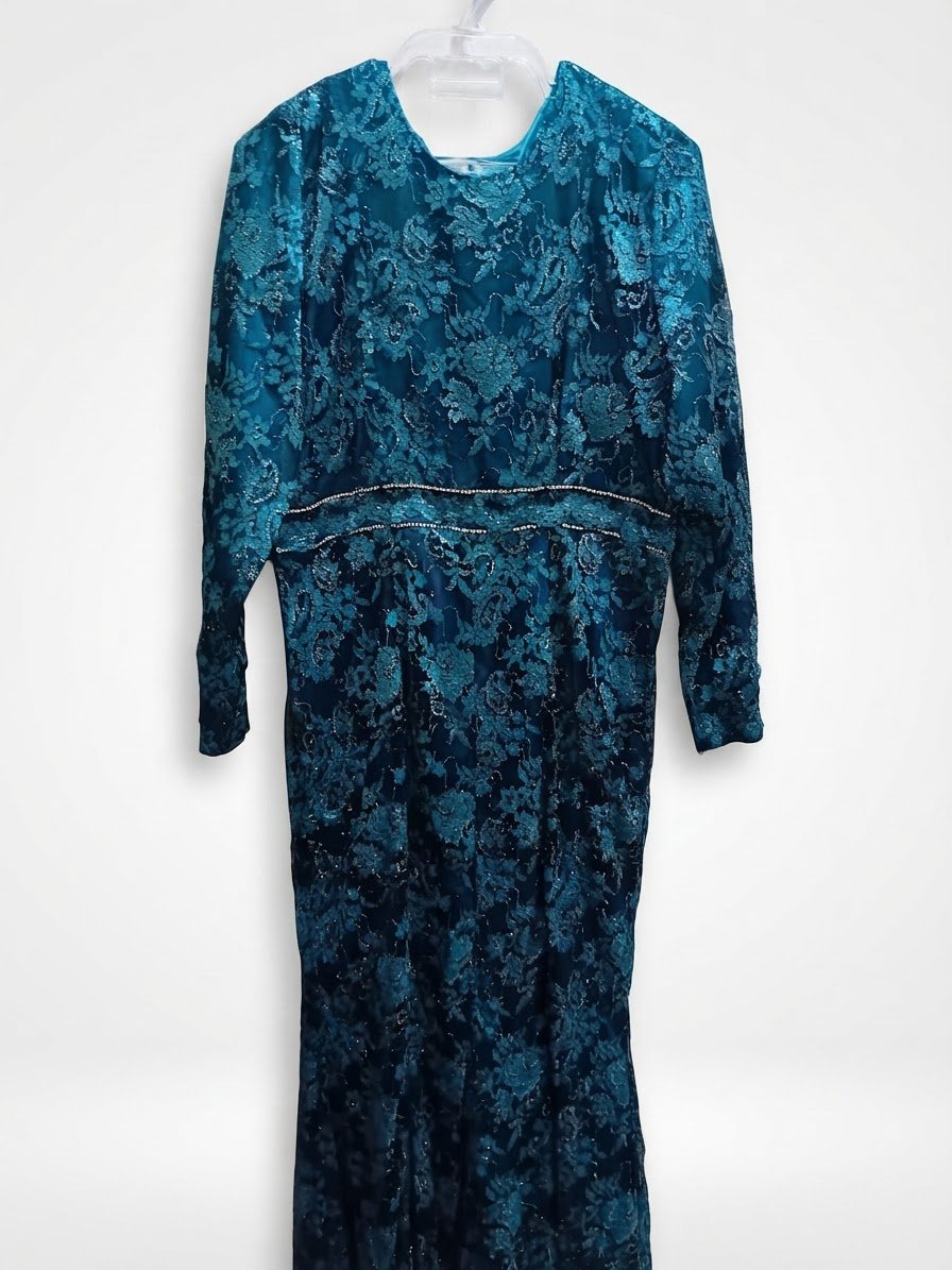 Robe soirée bleu 