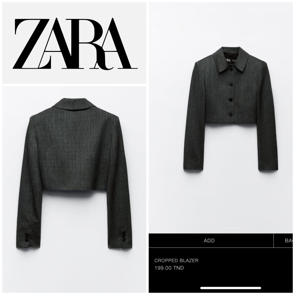 Zara CROPPED BLAZER