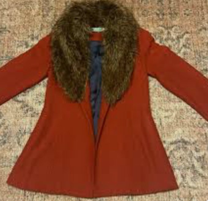 Manteau oranger 