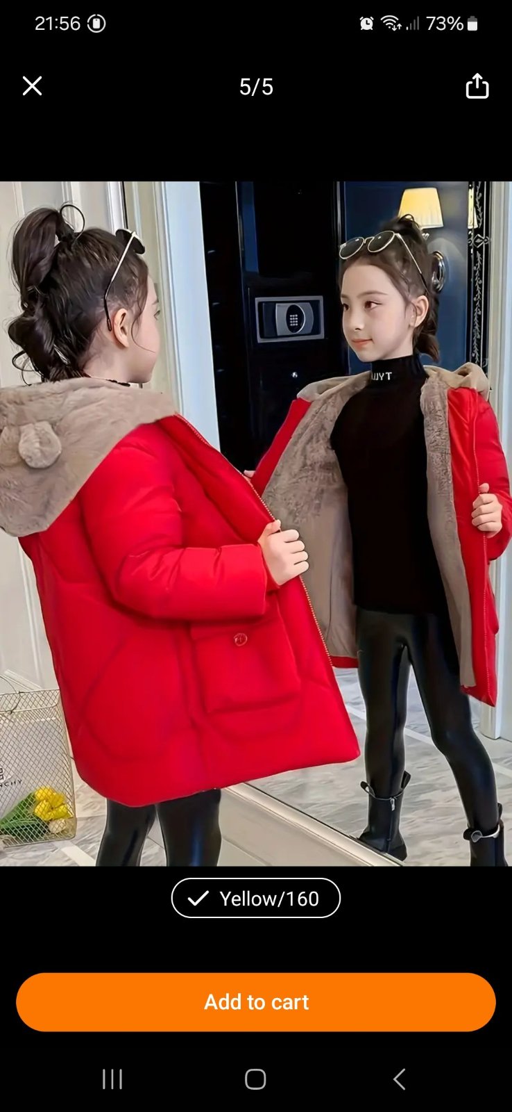 Manteau rouge