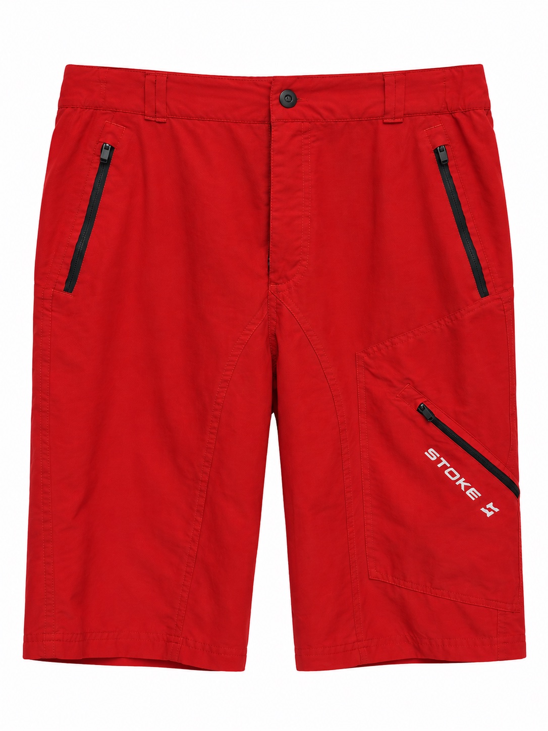 Red STOKE Men's Outdoor Cargo Shorts – Size S