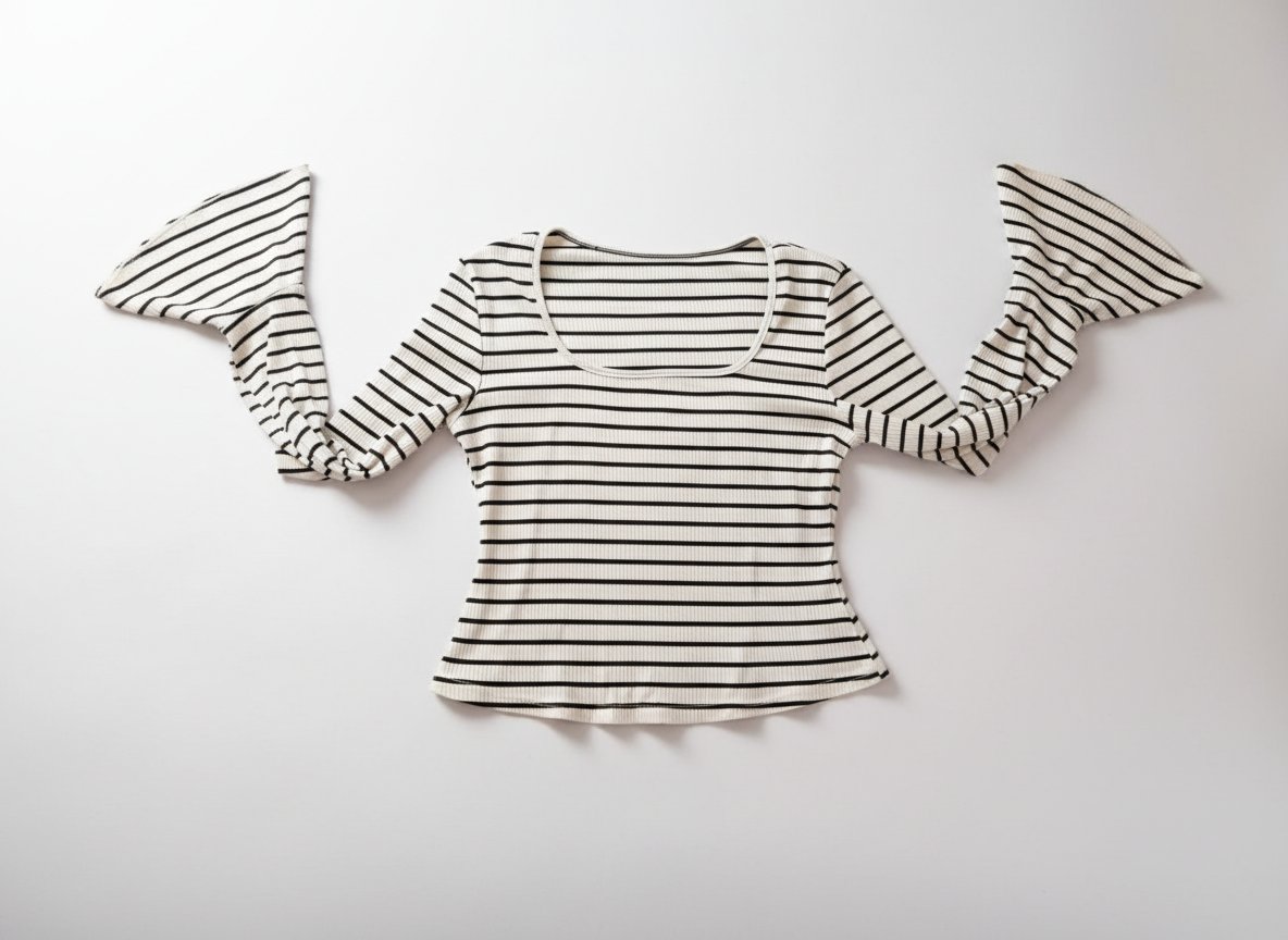 Pull noir et blanc 