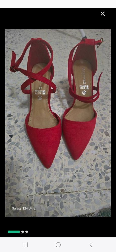 Escarpins rouge marque marypaz 