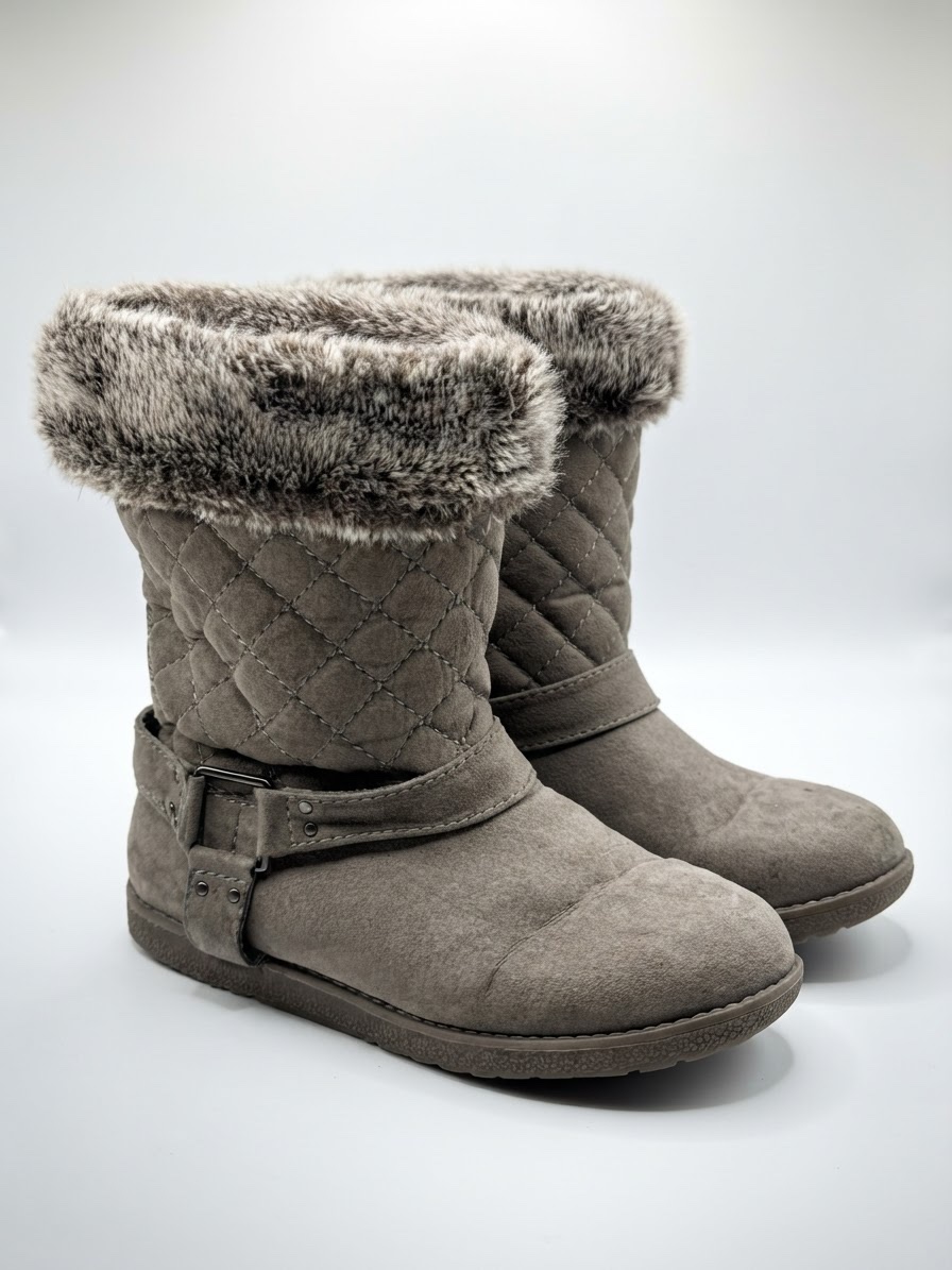 Stradivarius cozy boots 