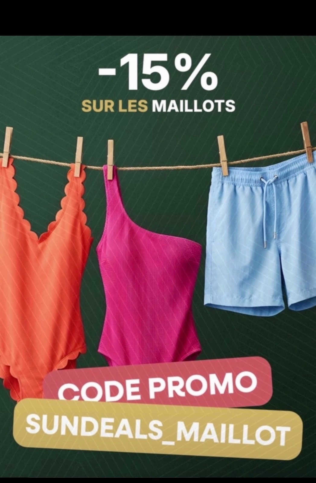 Code promo maillot