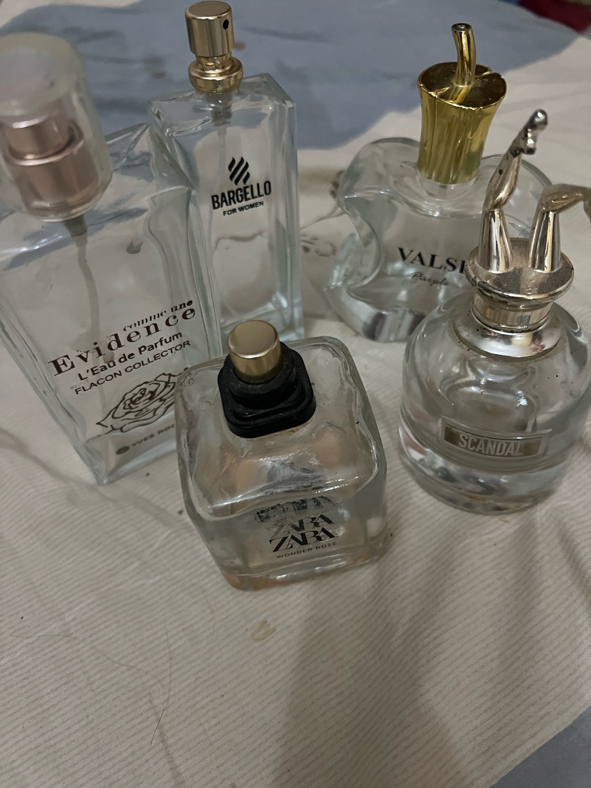 Flacon de parfum authentique vide