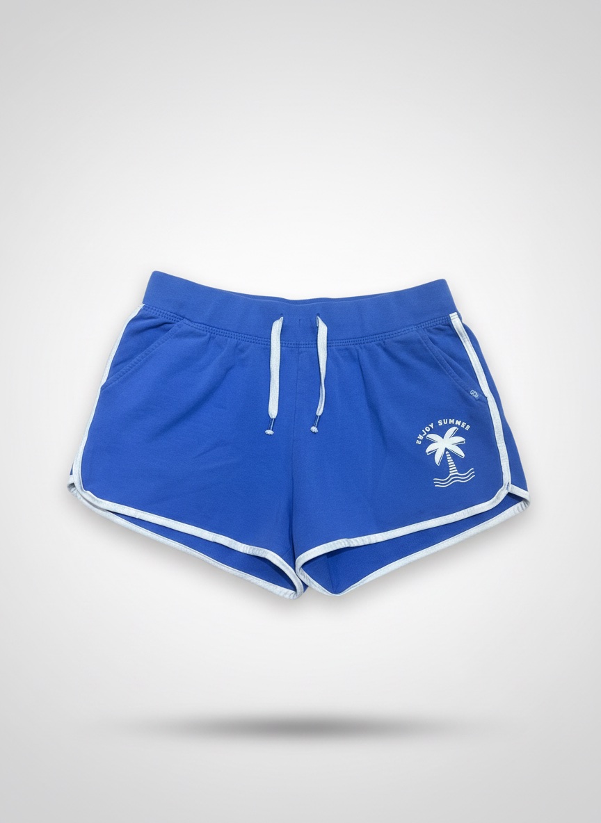 Short bleu ete