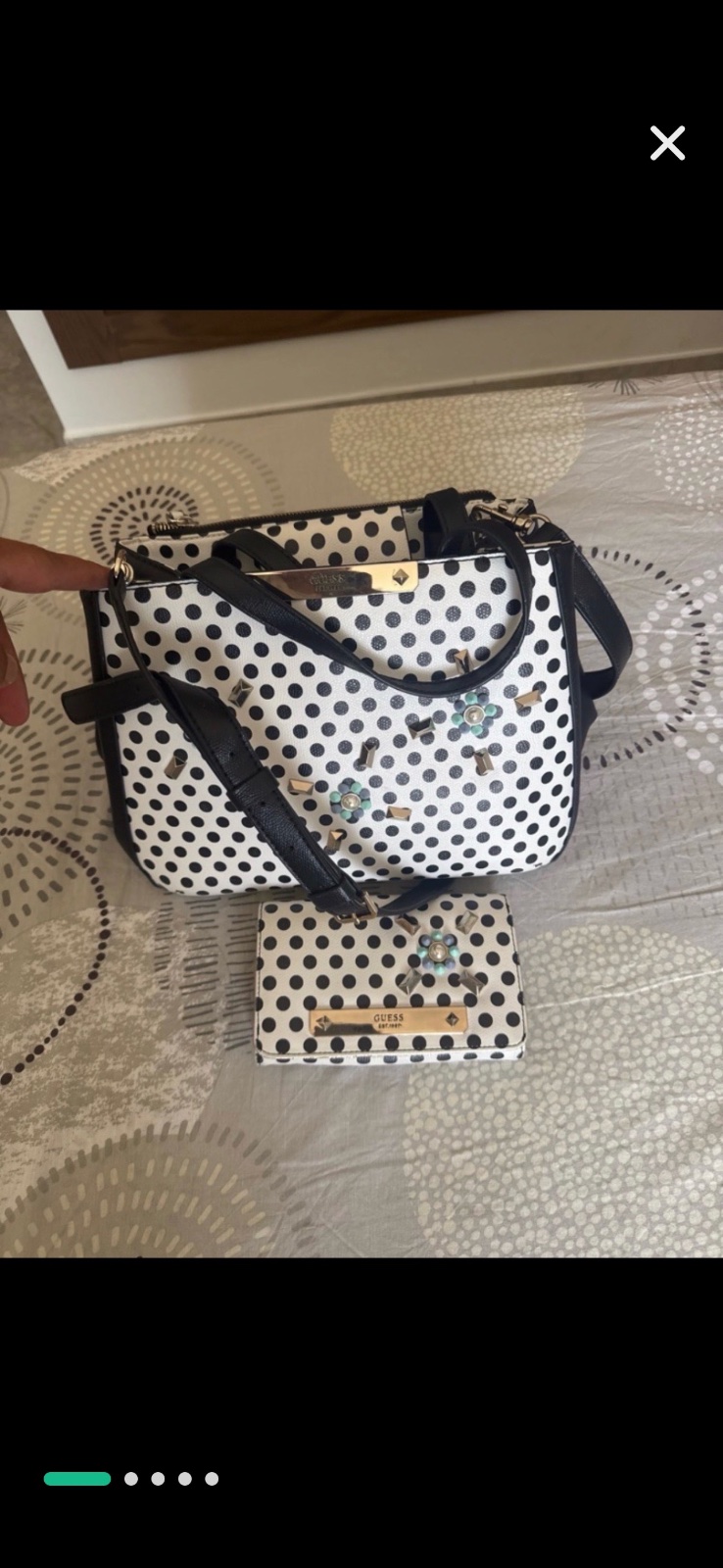 Ensemble sac et portefeuille guess