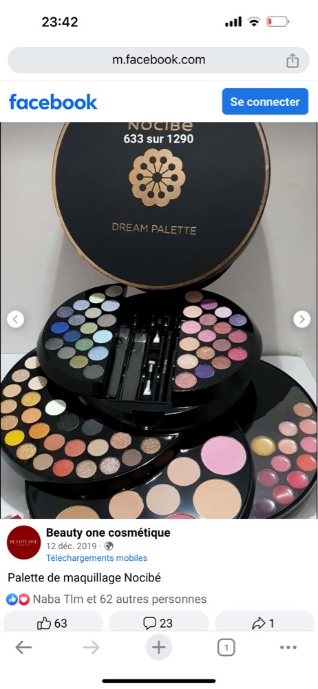Coffret nocibe jamais utiliser 