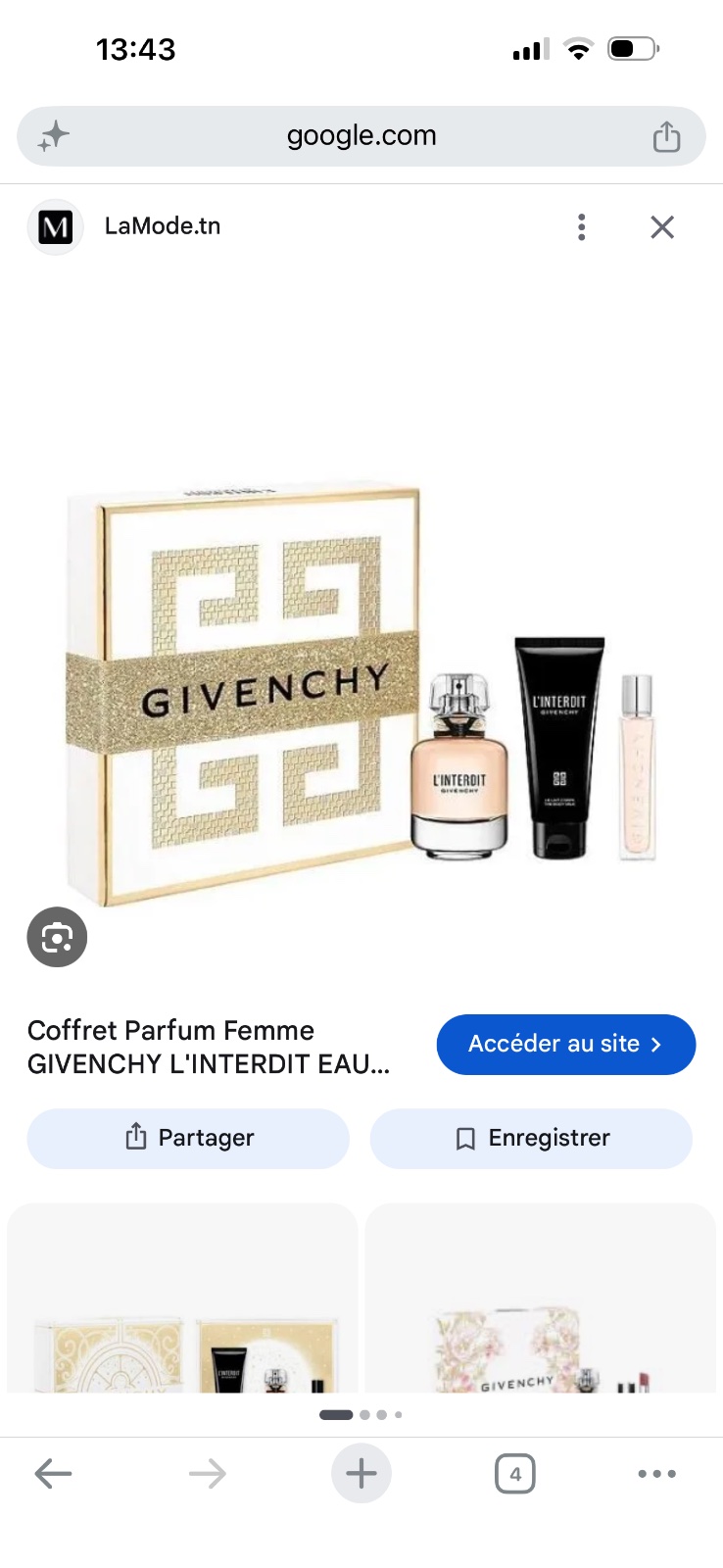 Coffret parfum l'interdit