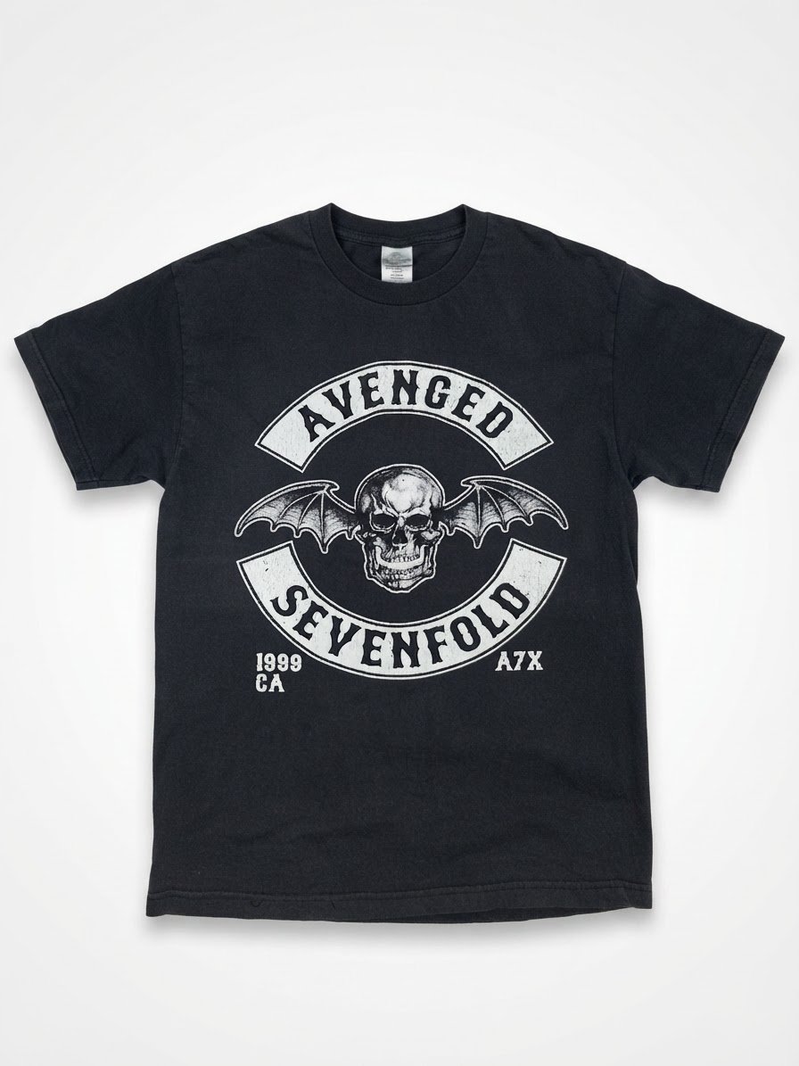 T-shirt Avenged Sevenfold (A7X) Rock / Metal Noir