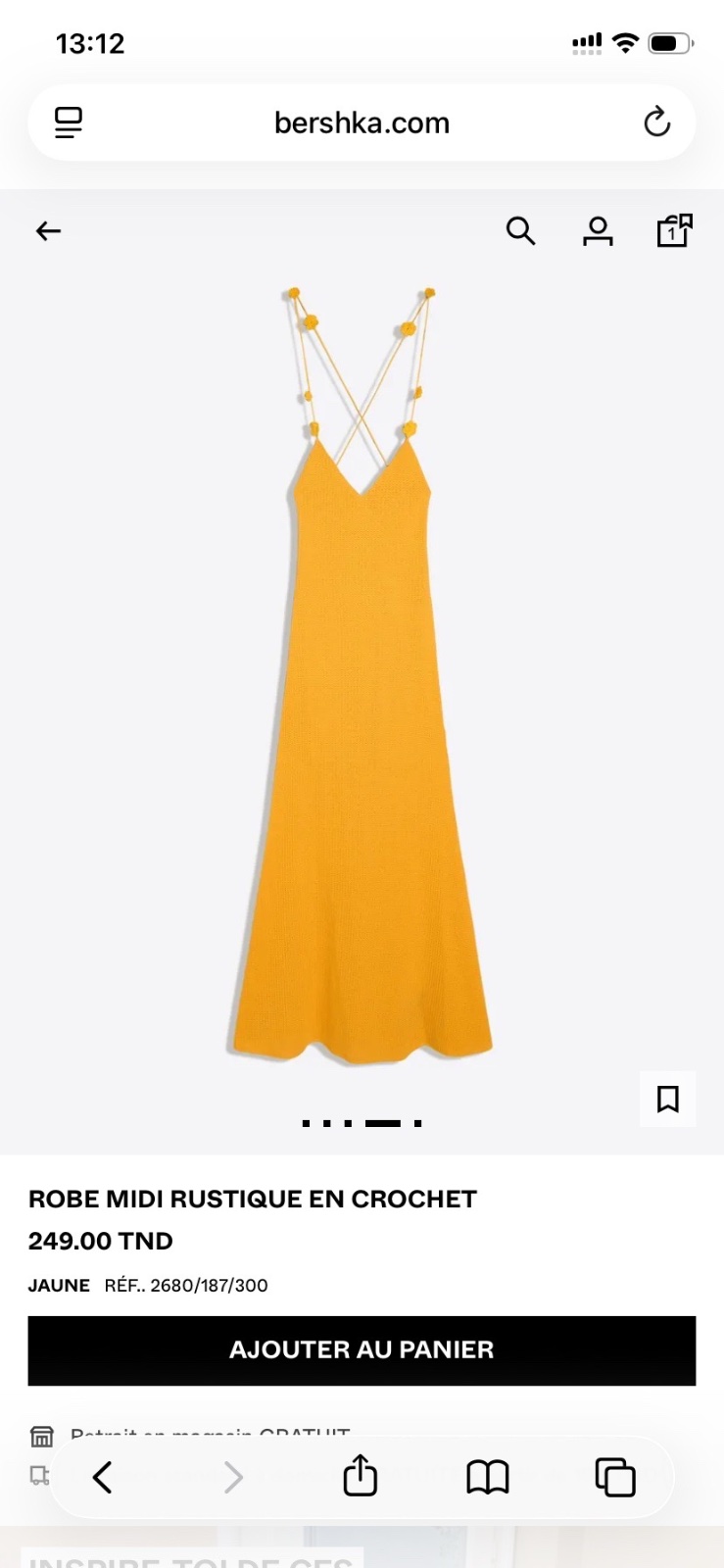 Robe bershka nouvelle collection