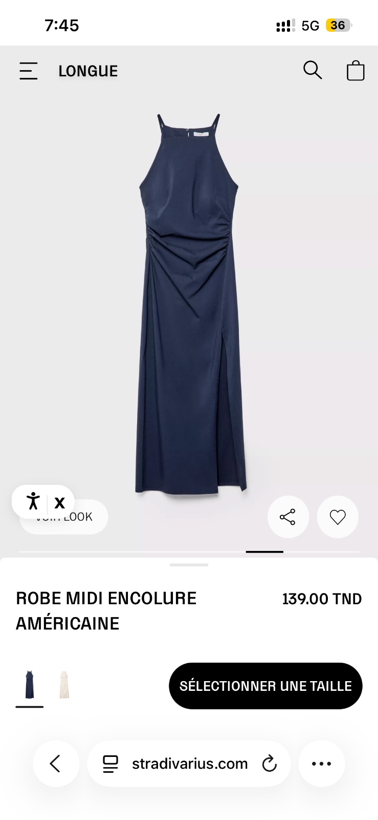 Robe stradivarus 