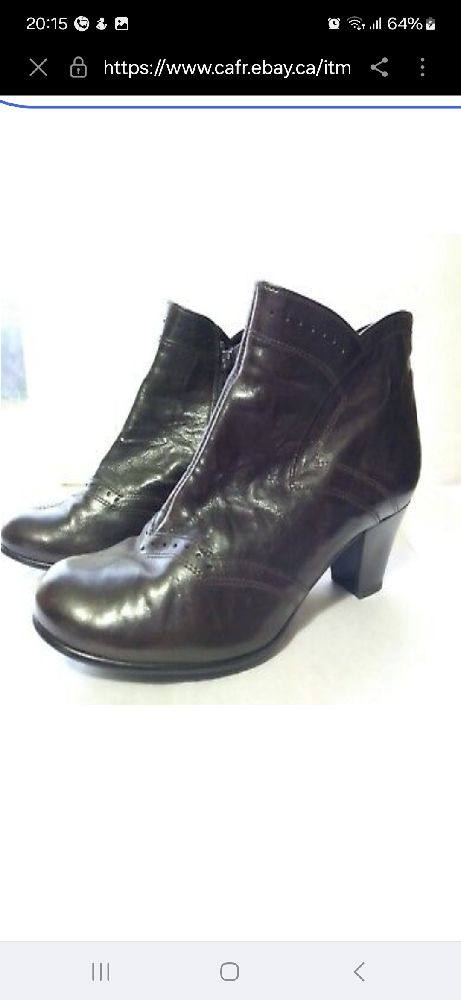 bottines cuir Gabor