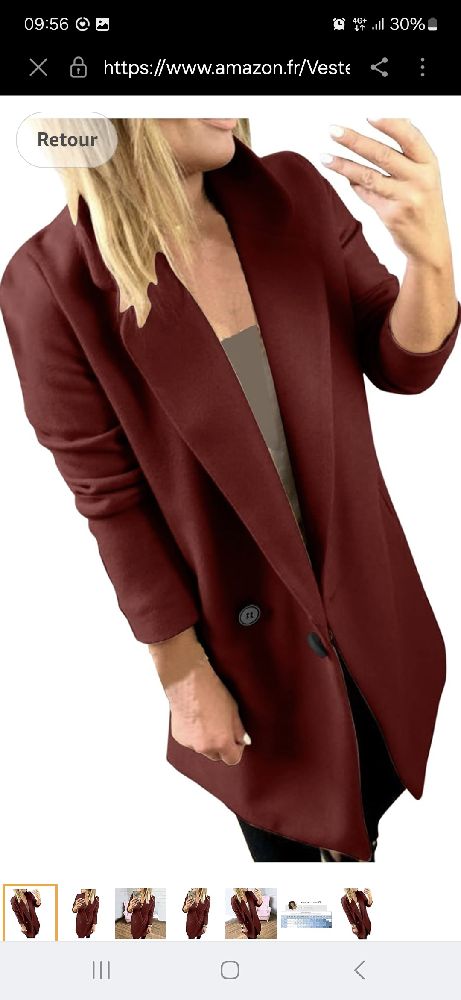 Manteau Burgundy