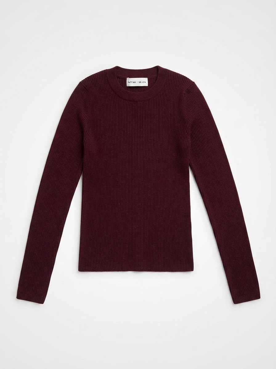 Pull rouge bordeaux
