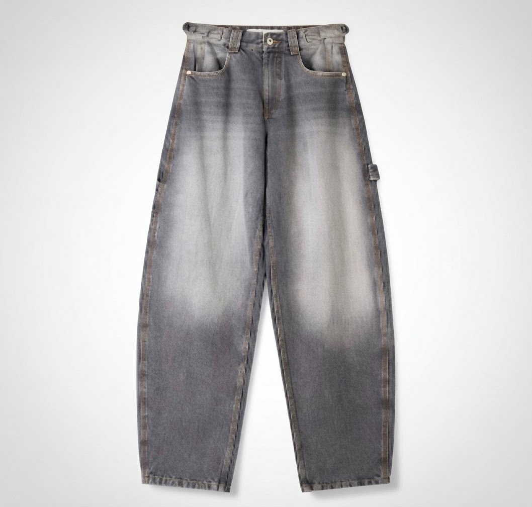 Pantalon baggy jean 