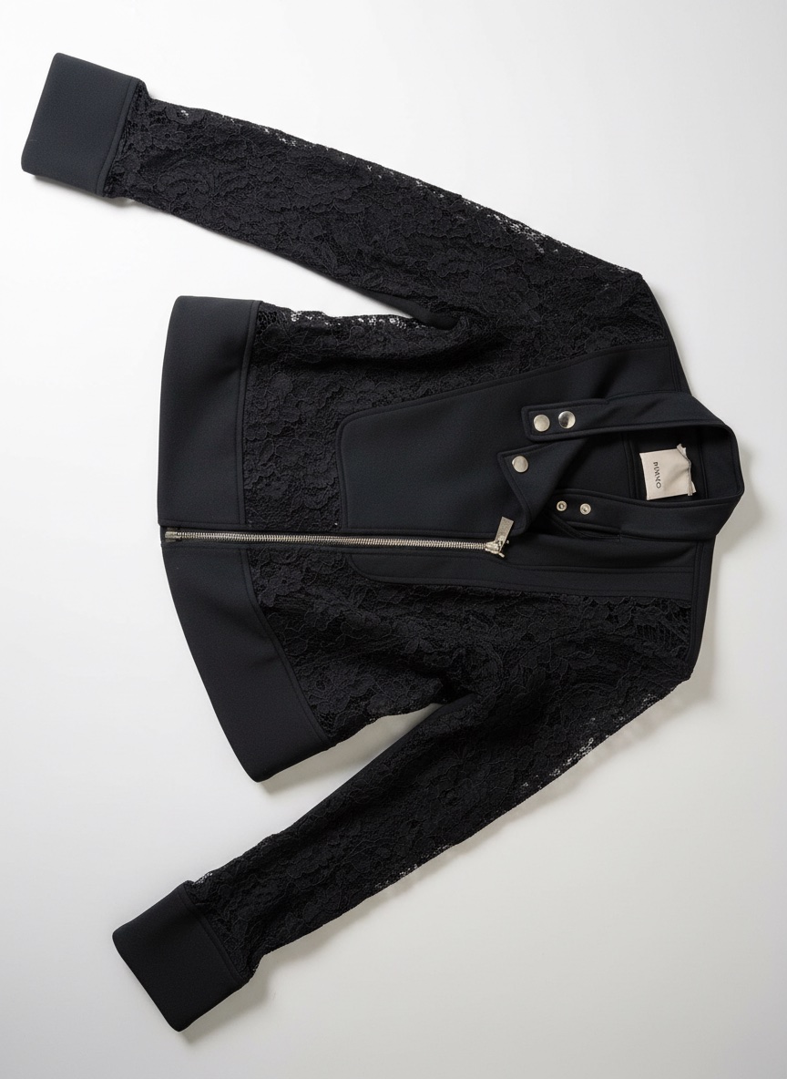 Veste Pinko dentelle noir