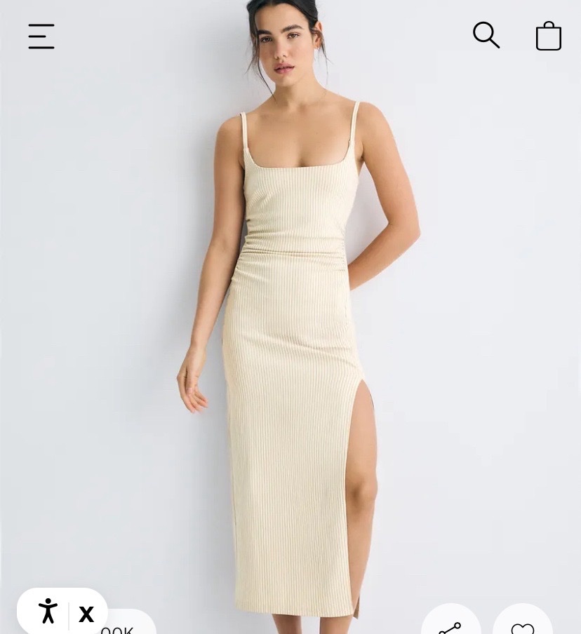 Robe midi bengaline col 