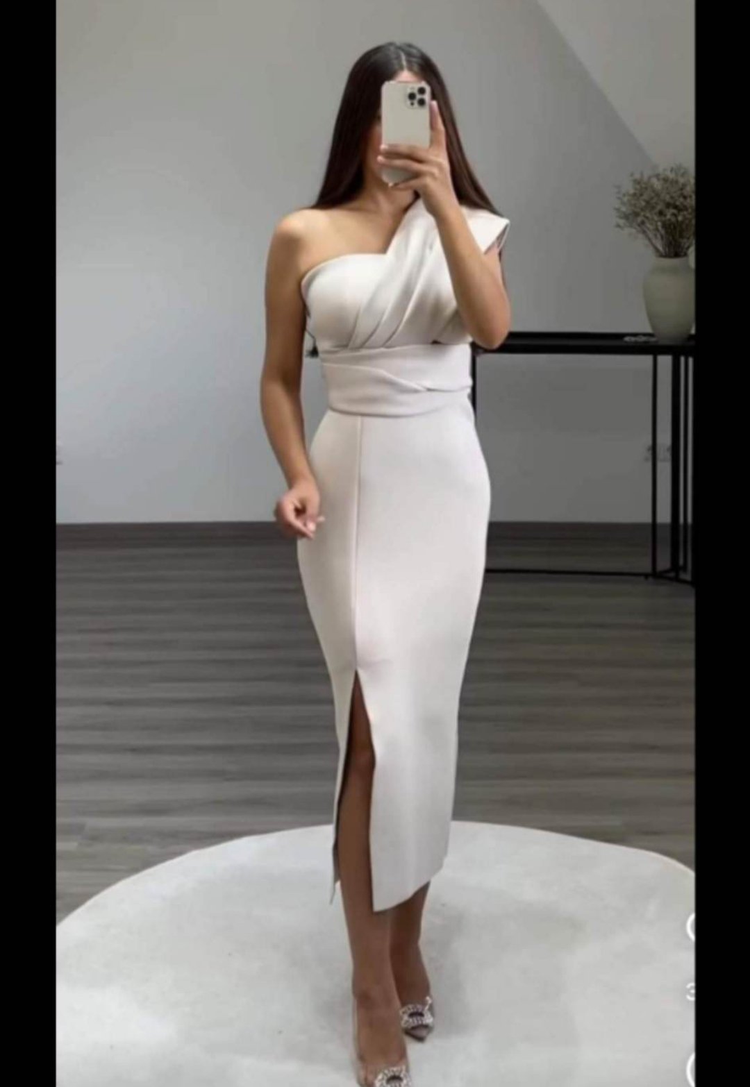 Robe soirée nude