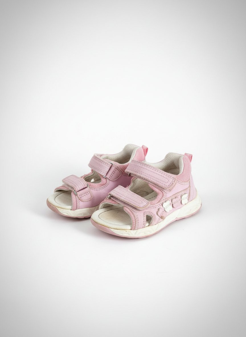 Sandale fille rose