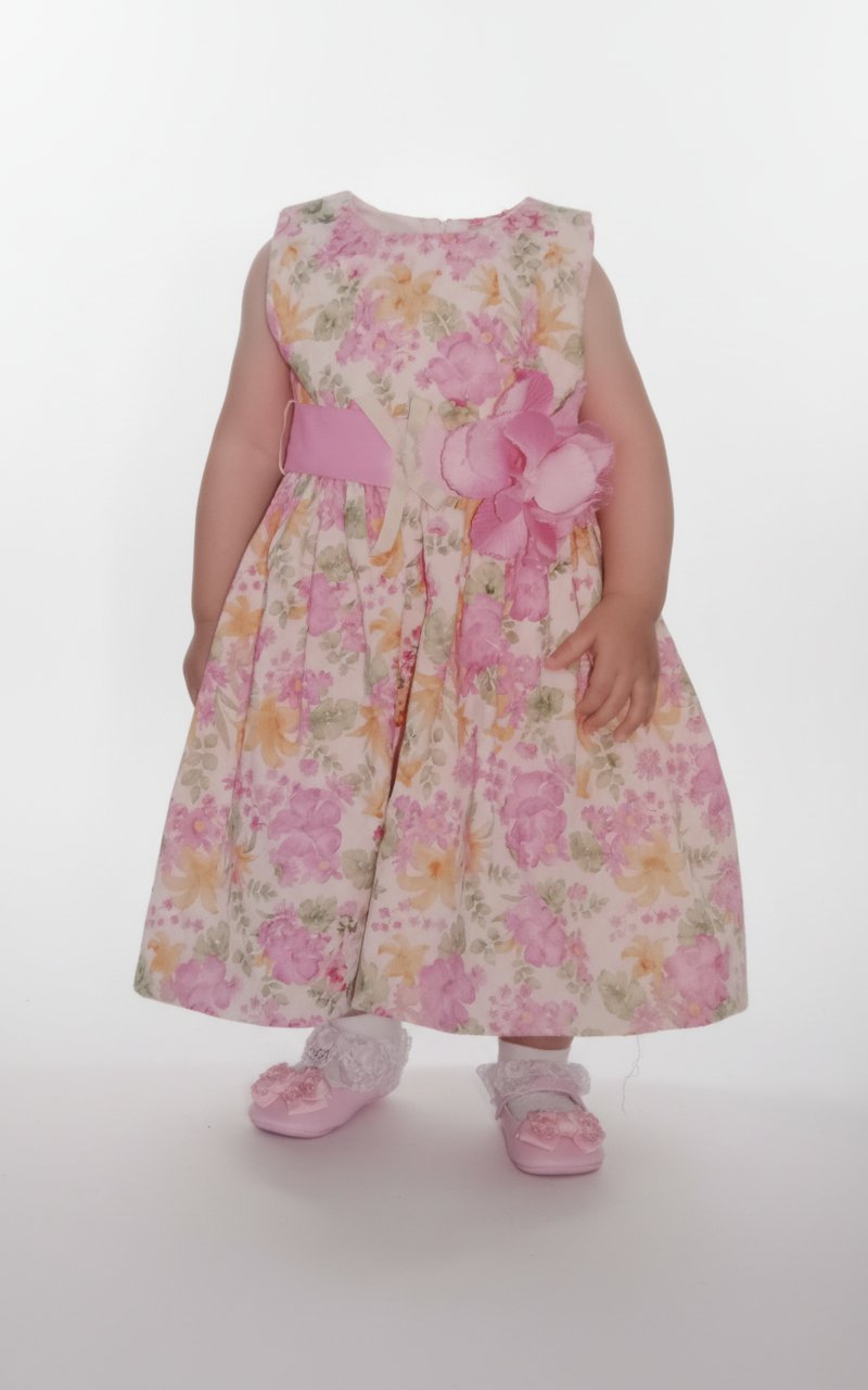 Robe fille fleurie 