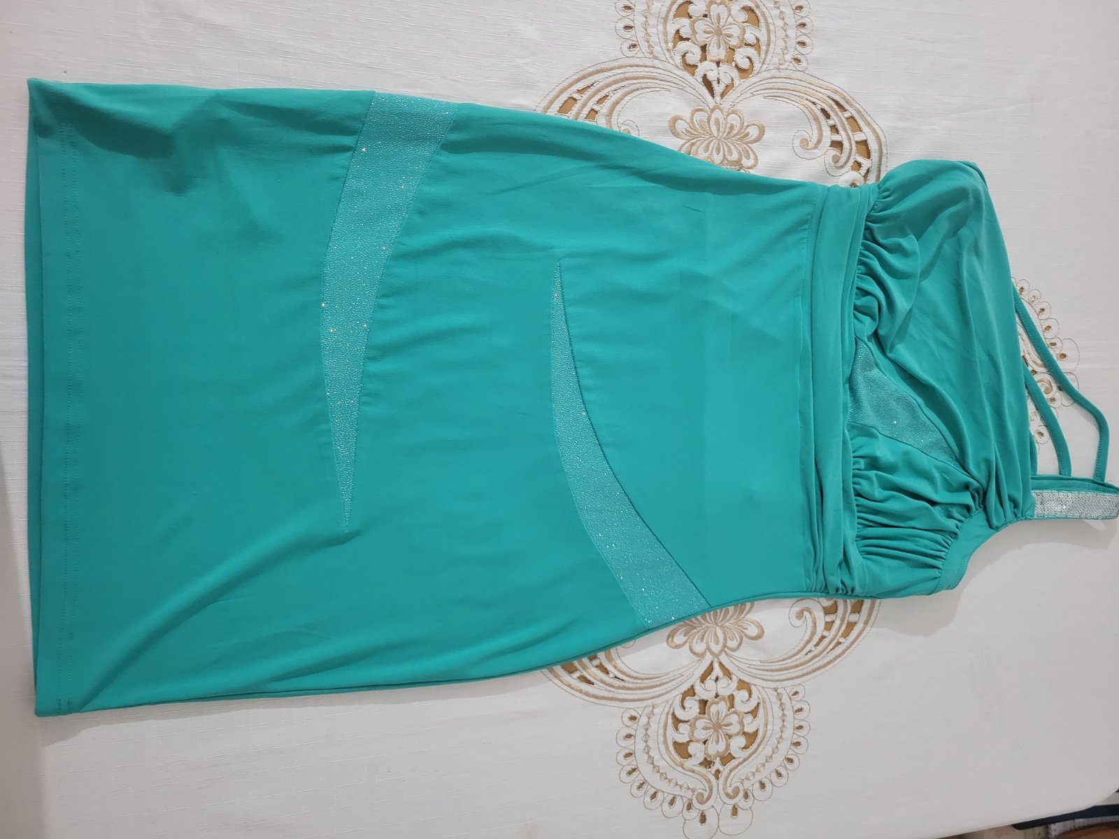 Robe de soirée vert d'eau 💚