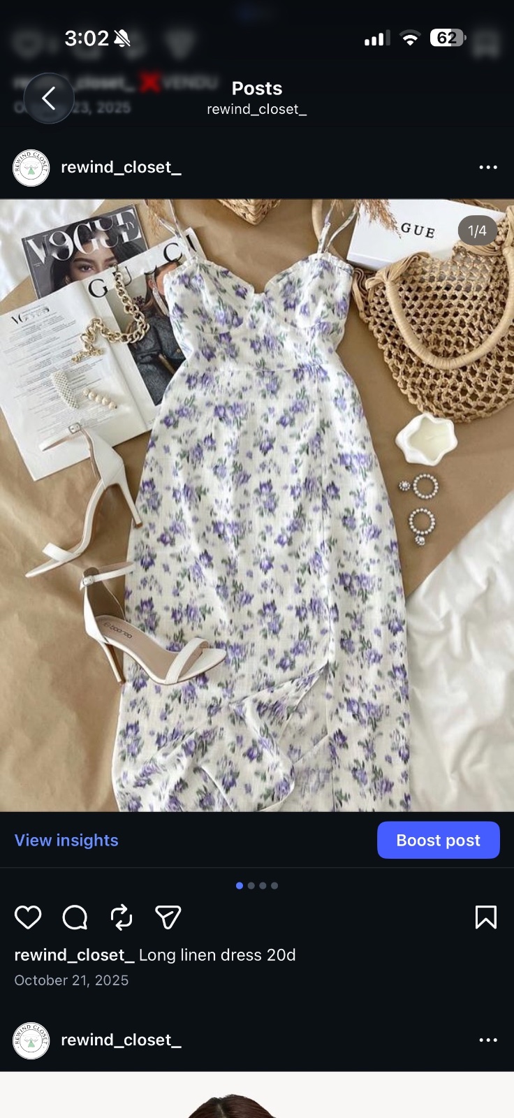 Robe longue en lin