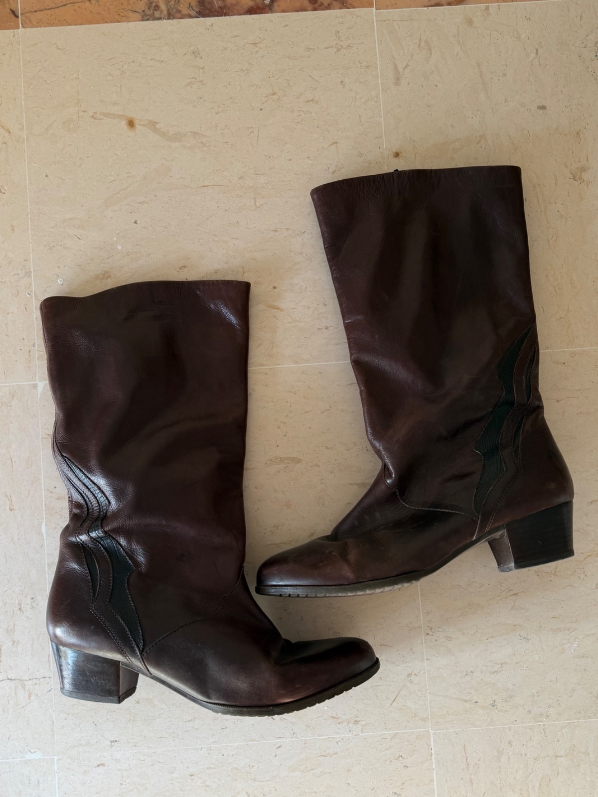 Cowboots vrai cuir