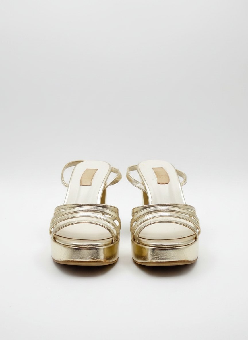 Sandales doré 