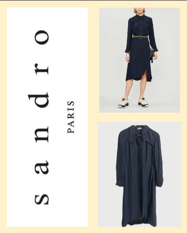 Sandro paris Robe mi-longue✨️