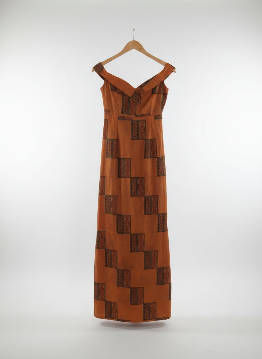 👗 longue de style africain traditionnelle ou de cérémonie, confectionnée dans un tissu imprimé Wax .