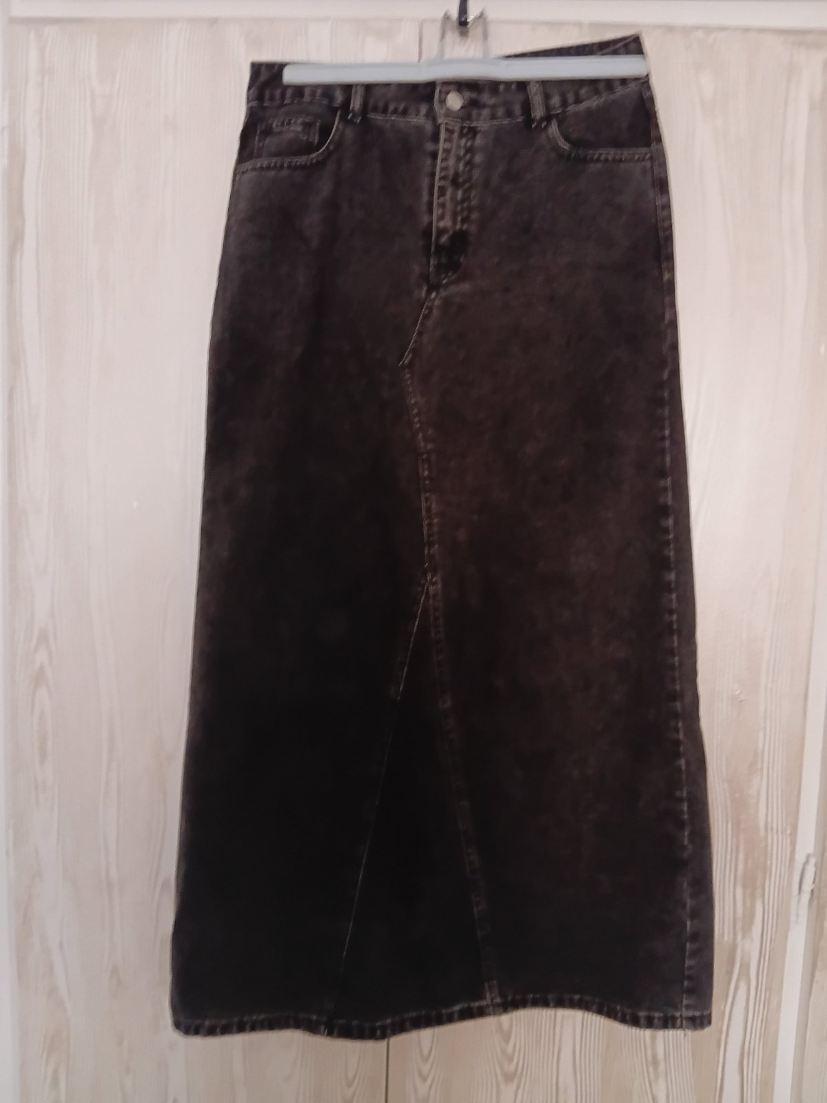 Jupe jeans longue 