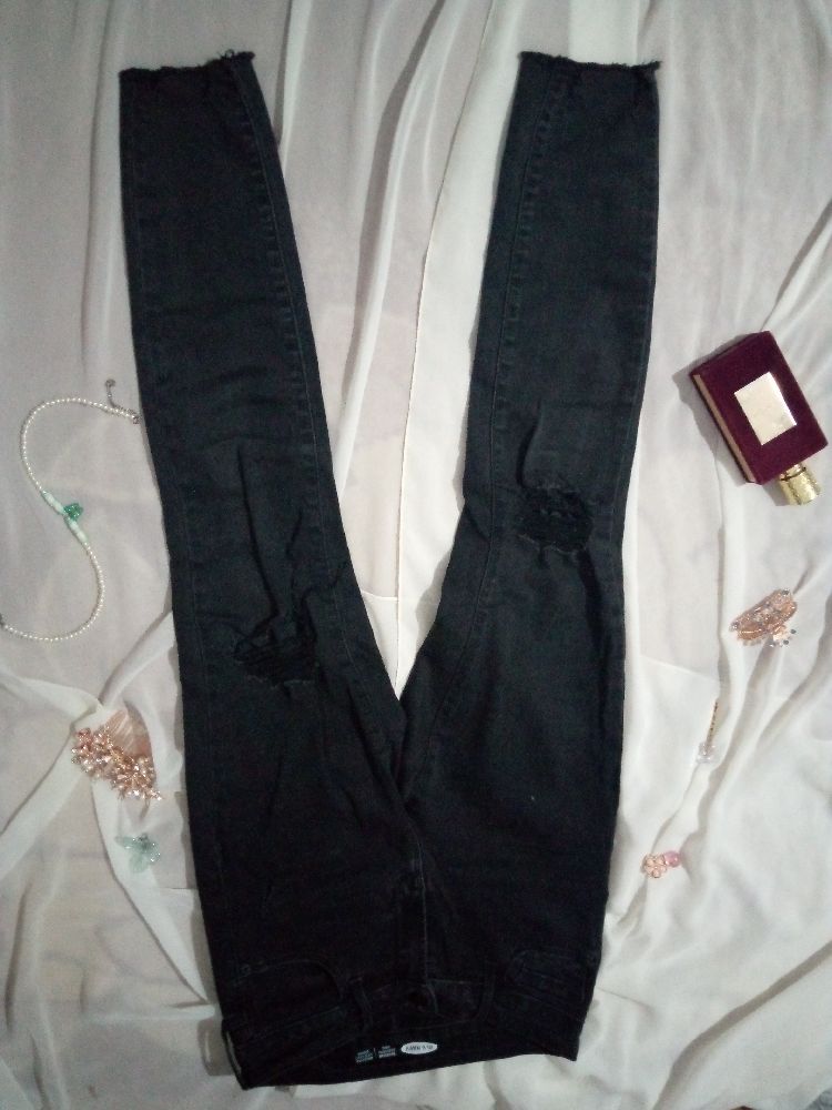 Pontalon jeans noir 