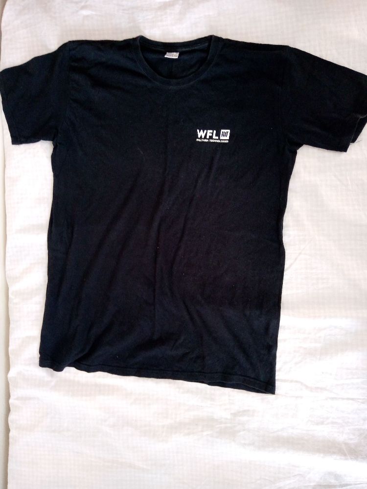 t-shirt pour Homme noir neuf 