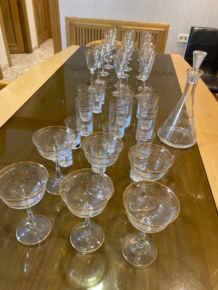 Service  bohemia cristal royal 43 piece neuf sans etiquette